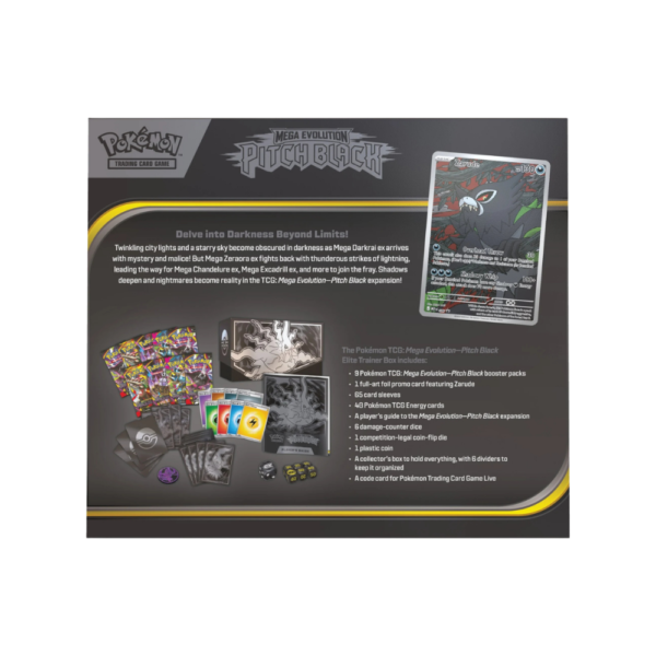 etb3 Mega Evolution—Pitch Black Elite Trainer Box (Pre-Order)