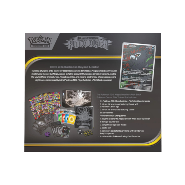 etbcenter3 Mega Evolution—Pitch Black Pokémon Center Elite Trainer Box (Pre-Order)