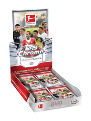 2025/26 Topps Chrome Bundesliga Soccer Hobby Box