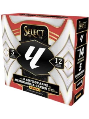 resizingforshopify-2026-03-20T120953.863.png 2025/26 Panini Select La Liga Soccer Hobby 12 Box Case
