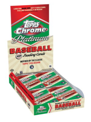 2025 Topps Chrome Platinum Baseball Hobby 12 Box Case