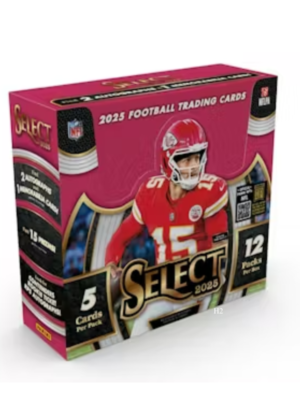 2025 Panini Select Football Hobby 12 Box Case