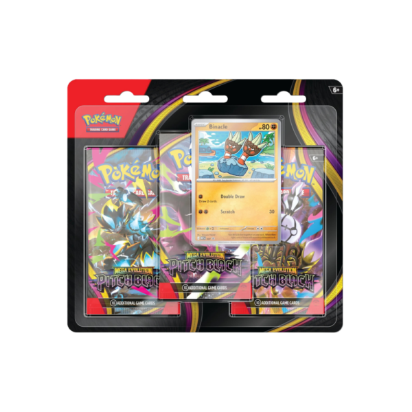 tripack1 Mega Evolution—Pitch Black 3-Pack Blister (Pre-Order)